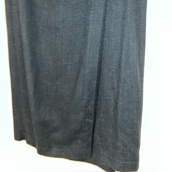 Vintage Coldwater Creek Linen Rayon Maxi Skirt Teal Size Large - Picture 3 of 9